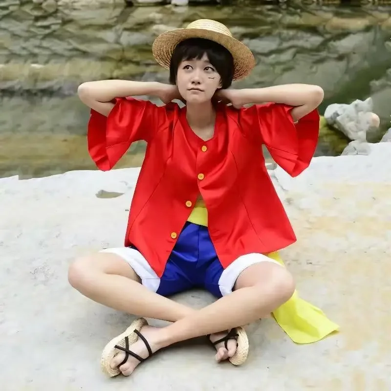 Anime Cosplay Luffy - Cadılar bayramı Anime M-Monkey D Luffy