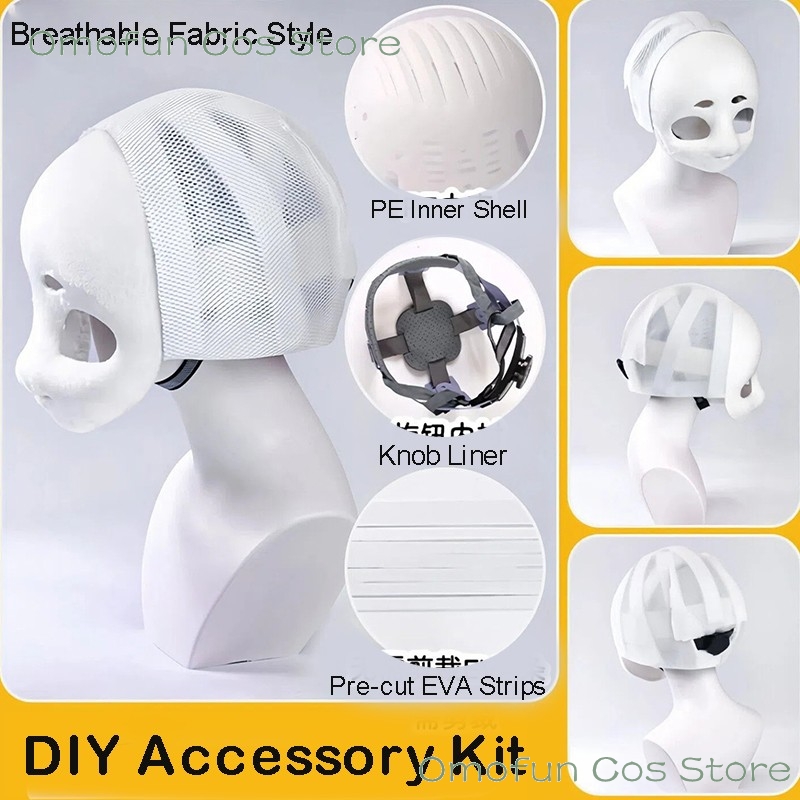 Anime Cosplay Mask - Fursuit Kigurumi DIY Malzemesi Başlık Baş