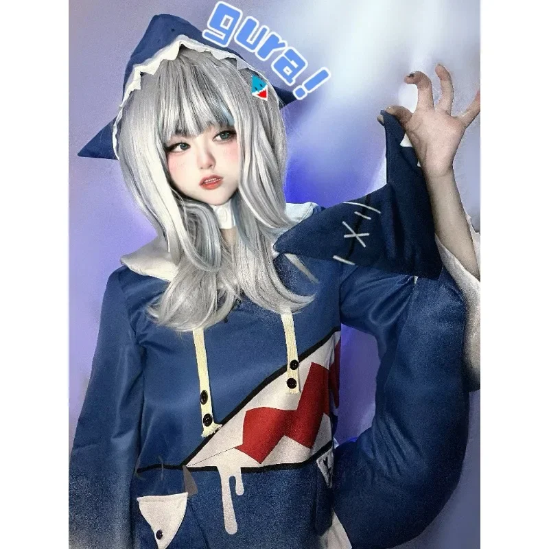 Anime Cosplay Youtuber - Hololive Gawr Gura Cosplay Kostüm ENG