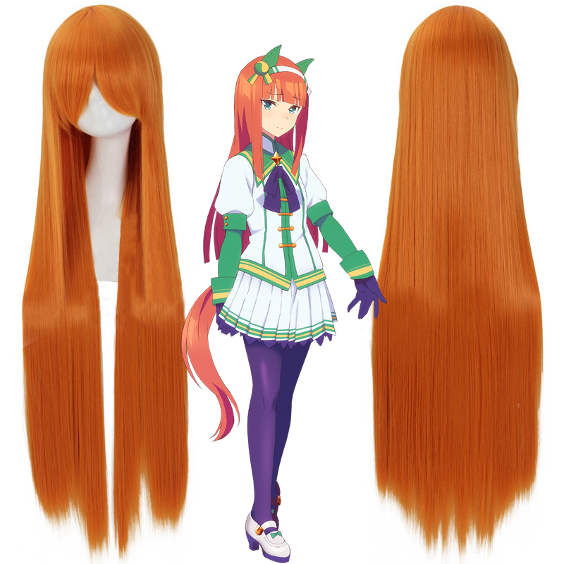 Anime Cosplay Orange Hair - Pretty Derby Maiden Cosplay Peruk 02: