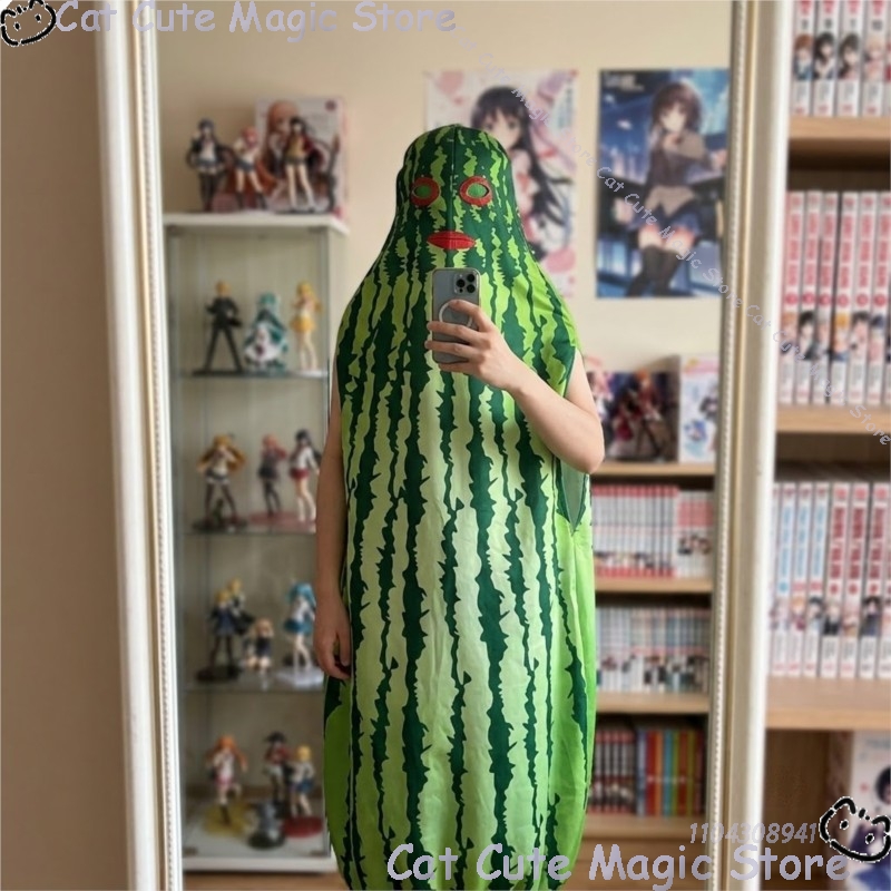 Anime Cosplay Tiktok - Karpuz Cosplay Kıyafeti TikTok Cadılar Bayramı