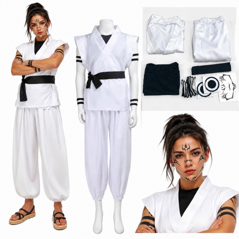 Anime Cosplay Jujutsu Kaisen - Ryomen Sukuna Cosplay Kostümü Jujutsu Kaisen
