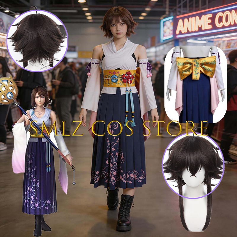 Anime Cosplay Ladies - Smlz FFX Yuna Cosplay Anime FF10