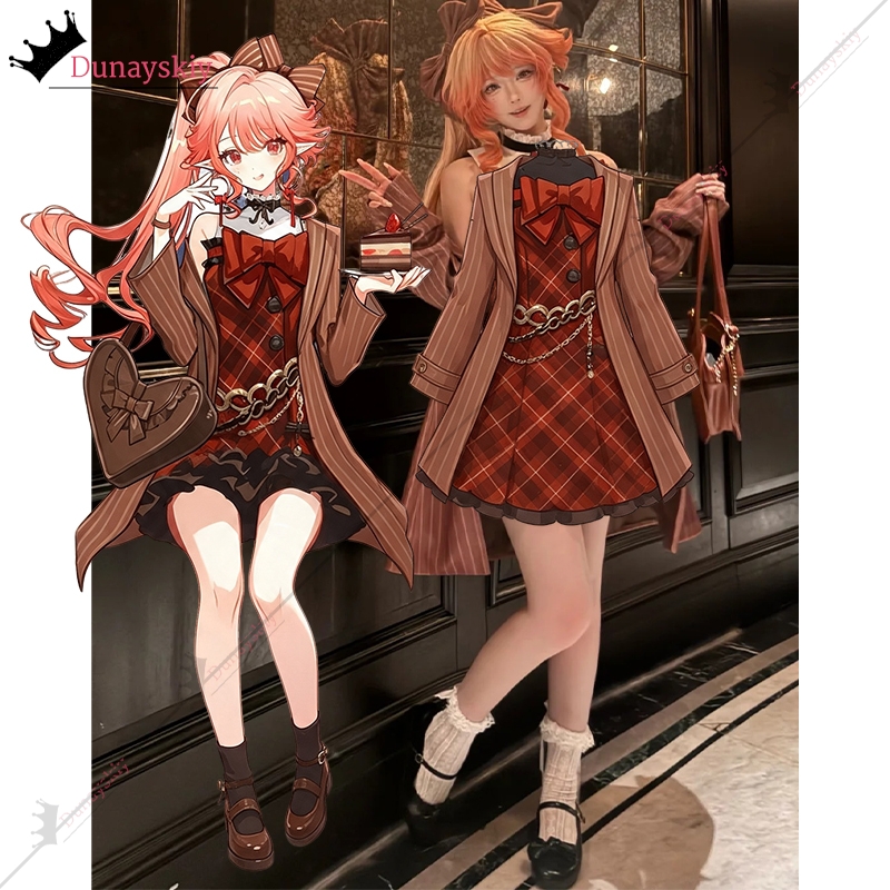 Anime Cosplay Plus Size - Çikolata Sever Shino Haruka Cosplay Yeni