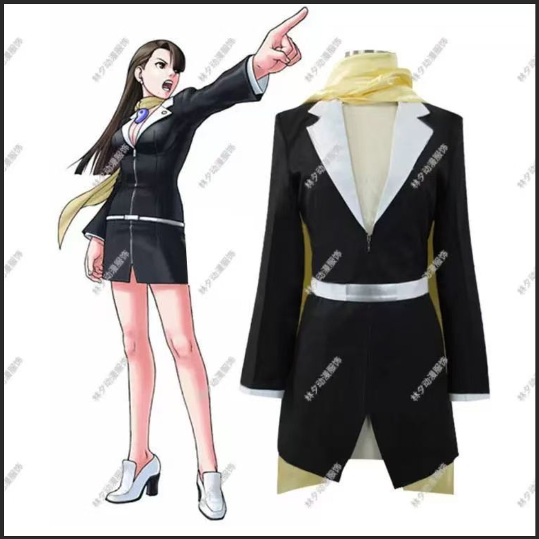 Anime Cosplay Ladies - Ace Attorney'den Esinlenen Mia Fey Cosplay