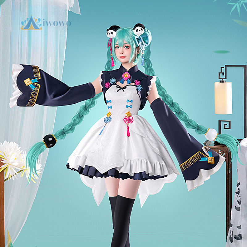 Anime Cosplay Red - Anime Projesi Sekai Cosplay Miku Kostüm