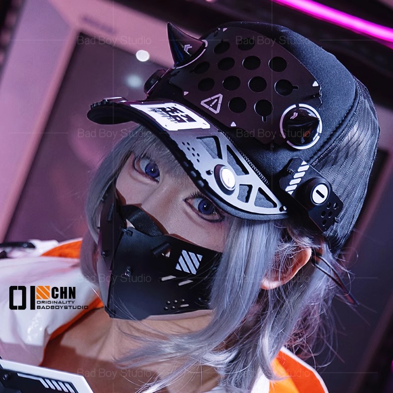 Anime Cosplay Mask - 2025 Oyun Cyberpunk Cosplay Maske Aksesuarları