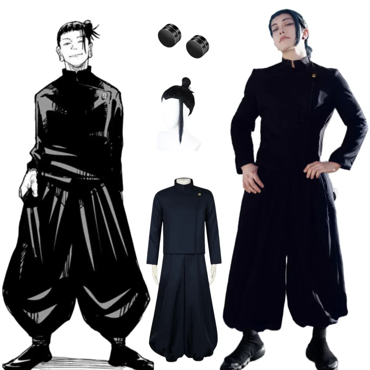 Jujutsu Kaisen Geto Suguru Cos - Anime Cosplay Jujutsu Kaisen incelemesi ve fiyatı