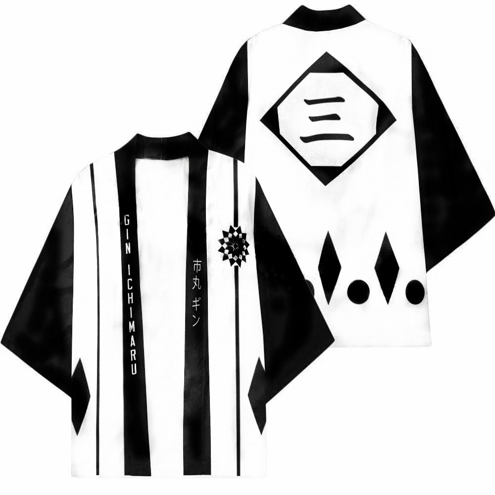 Baskı japon Harajuku Kimono An - Bleach Captain Coat incelemesi ve fiyatı