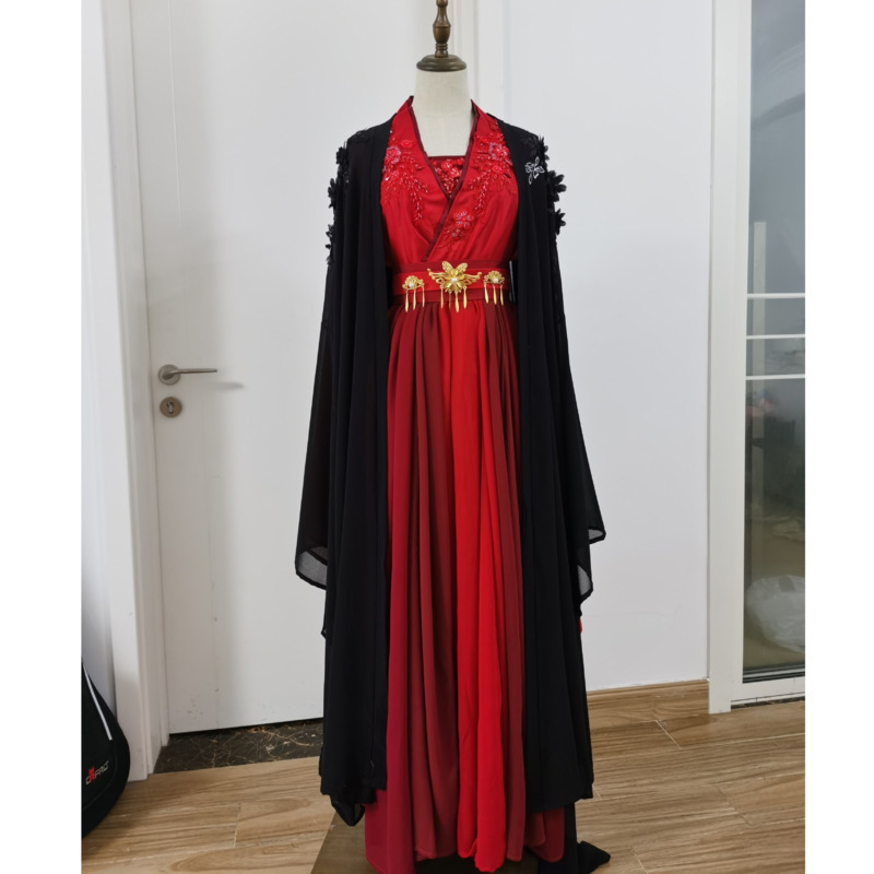 Jiu Jingyi'nin Siyah ve Kırmız - Anime Cosplay Red incelemesi ve fiyatı