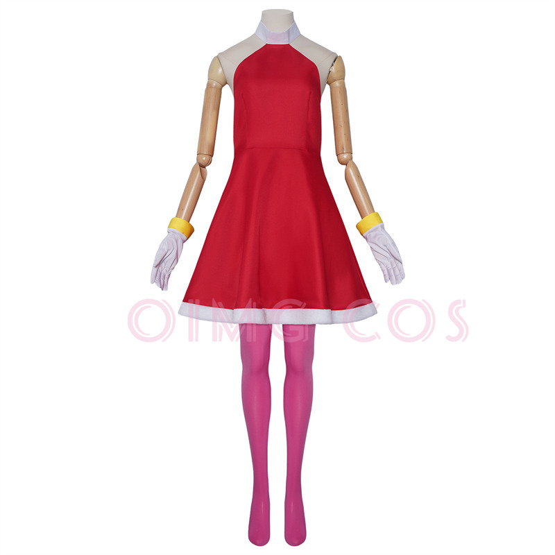 Amy Rose Cosplay Kostüm Yetişk - Anime Cosplay Ladies incelemesi ve fiyatı