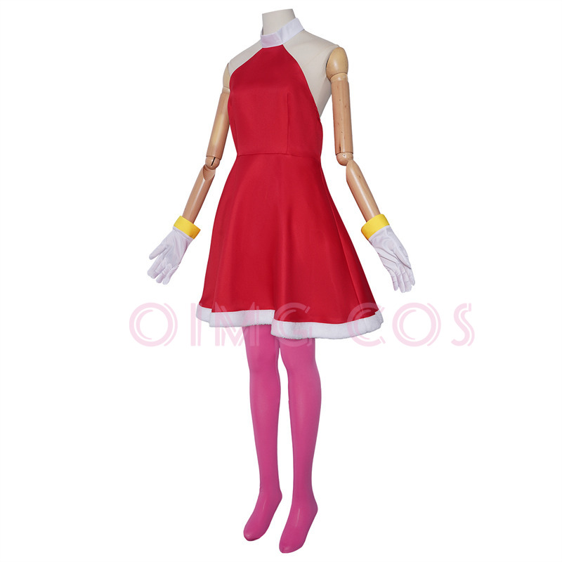 Amy Rose Cosplay Kostüm Yetişk - Anime Cosplay Ladies incelemesi ve fiyatı