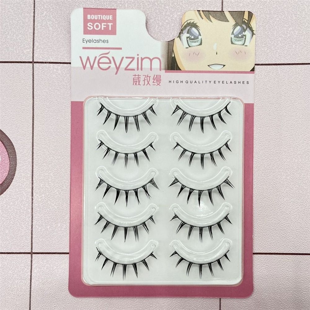 Sahte Vizon Sahte Kirpik 5 Çif - Anime Cosplay Lashes incelemesi ve fiyatı