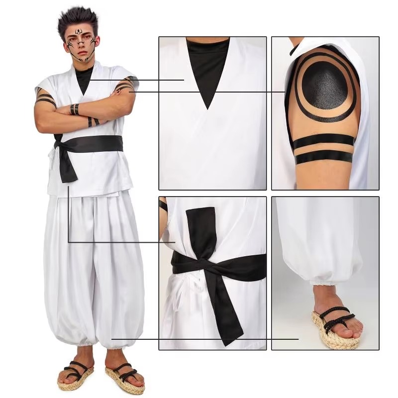 Ryomen Sukuna Cosplay Kostümü  - Anime Cosplay Jujutsu Kaisen incelemesi ve fiyatı