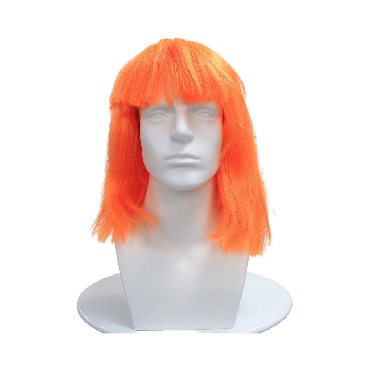 Erkek Parlak Turuncu Düz Sente - Anime Cosplay Orange Hair incelemesi ve fiyatı