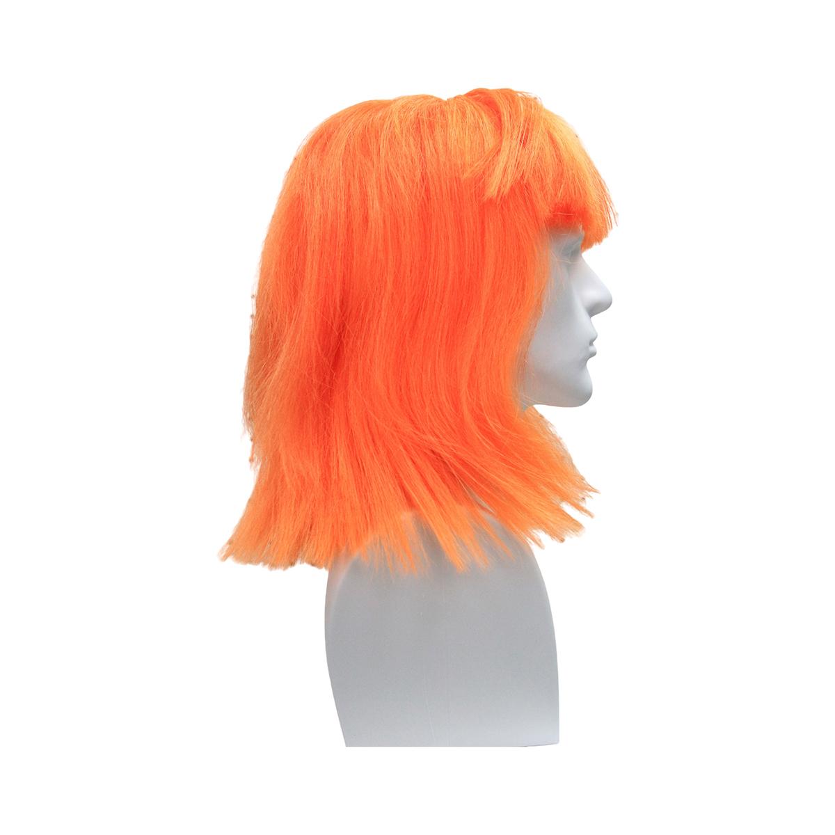 Erkek Parlak Turuncu Düz Sente - Anime Cosplay Orange Hair incelemesi ve fiyatı