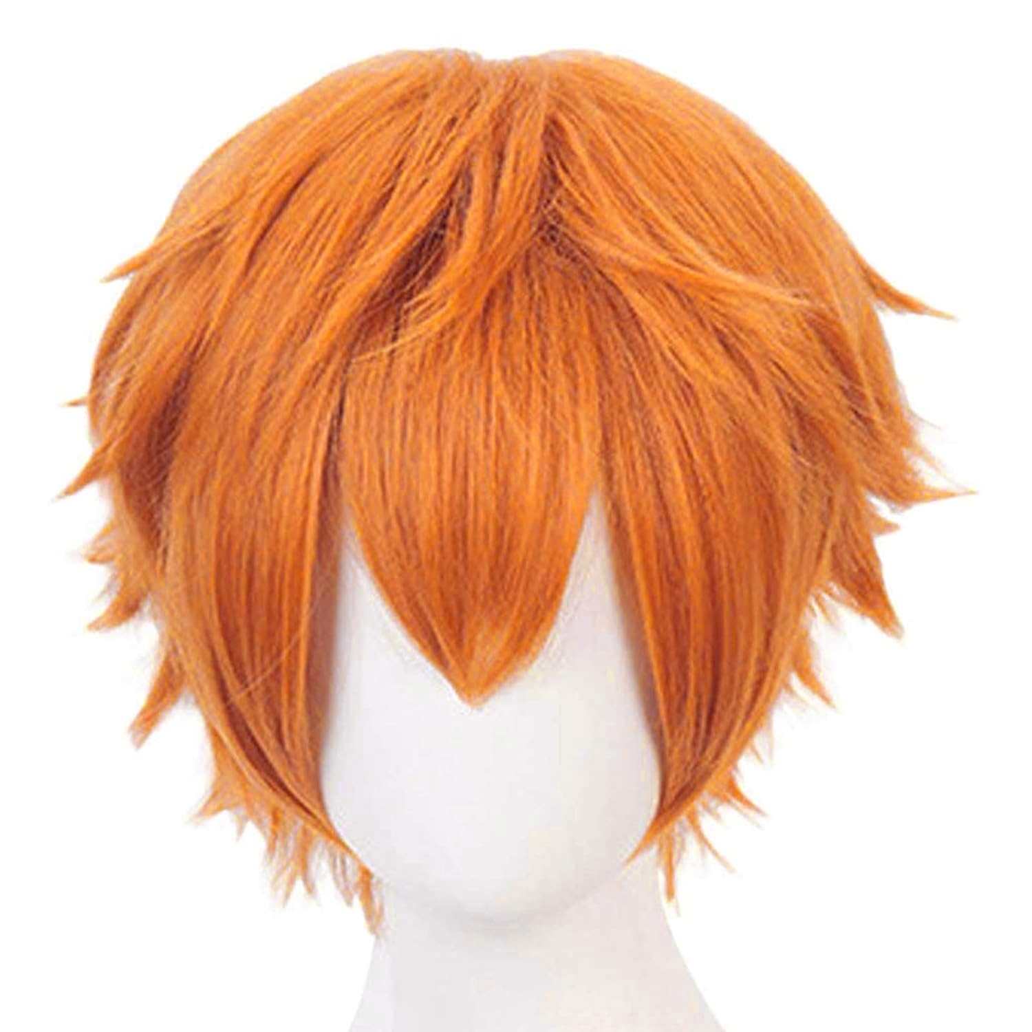 Erkekler için kısa Turuncu Per - Anime Cosplay Orange Hair incelemesi ve fiyatı