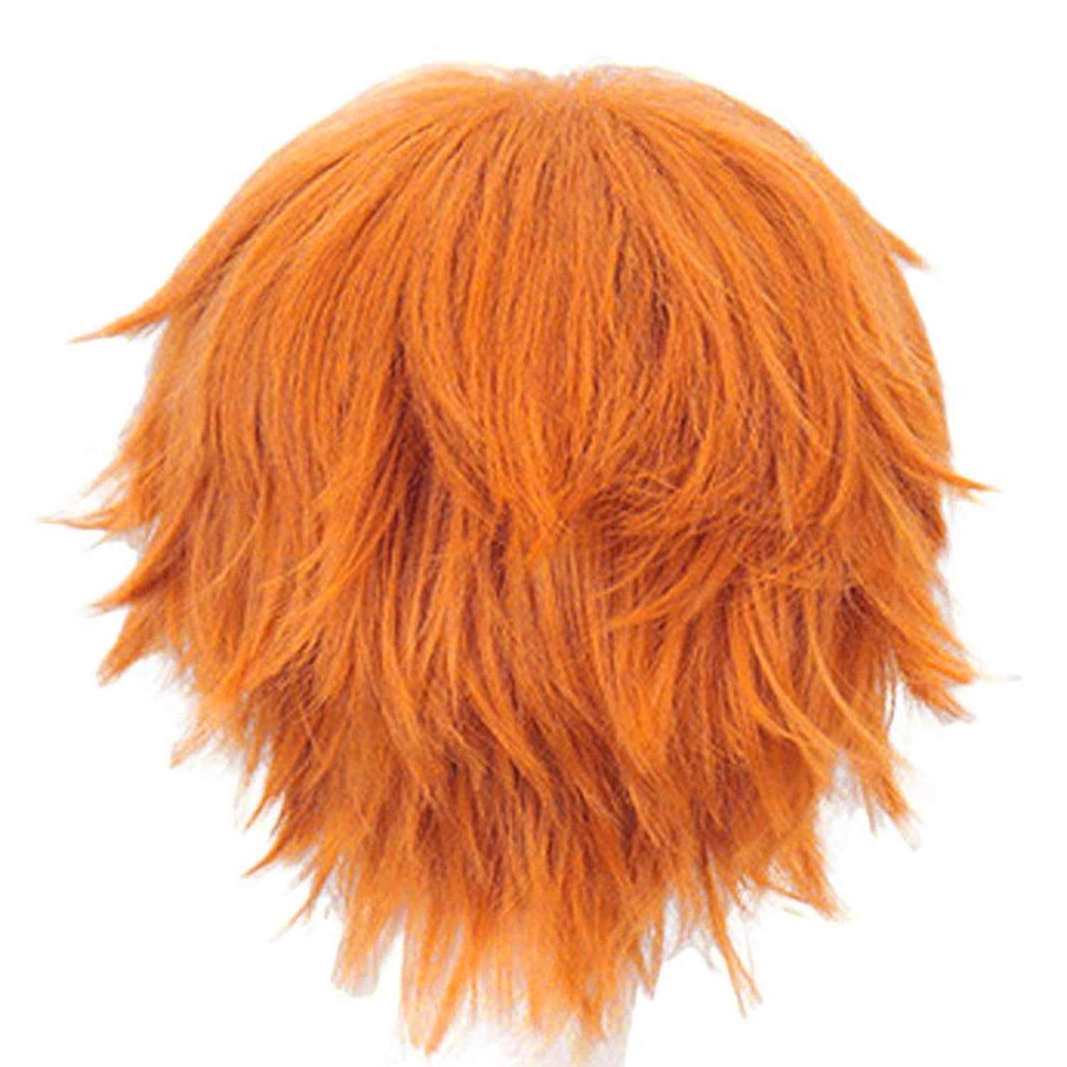 Erkekler için kısa Turuncu Per - Anime Cosplay Orange Hair incelemesi ve fiyatı