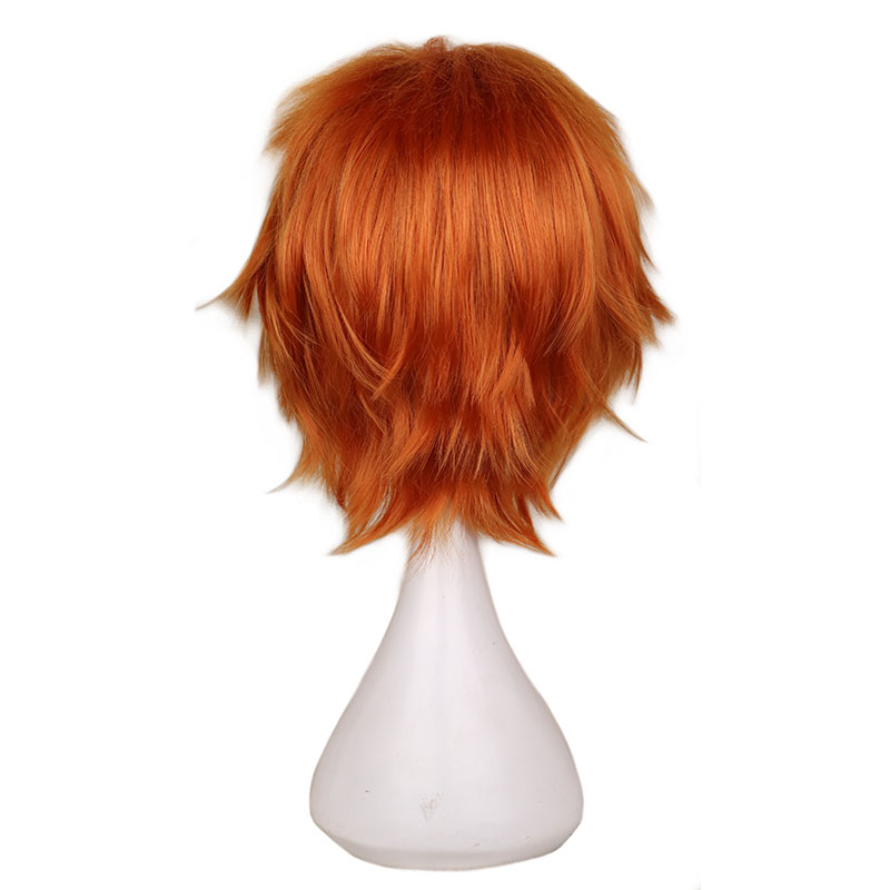 Erkekler kadınlar için kısa tu - Anime Cosplay Orange Hair incelemesi ve fiyatı