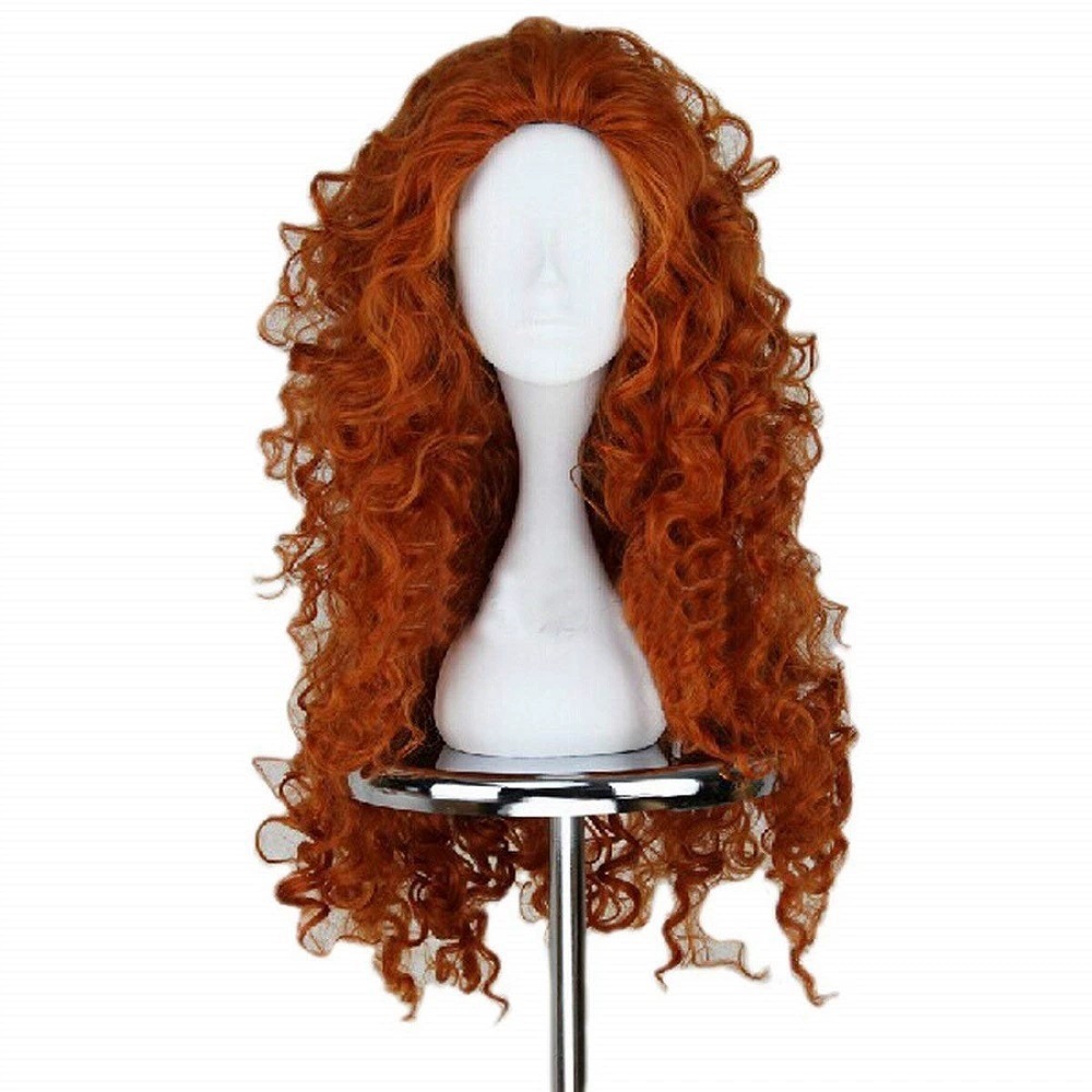 Uzun Turuncu Kıvırcık Saç Cosp - Anime Cosplay Orange Hair incelemesi ve fiyatı