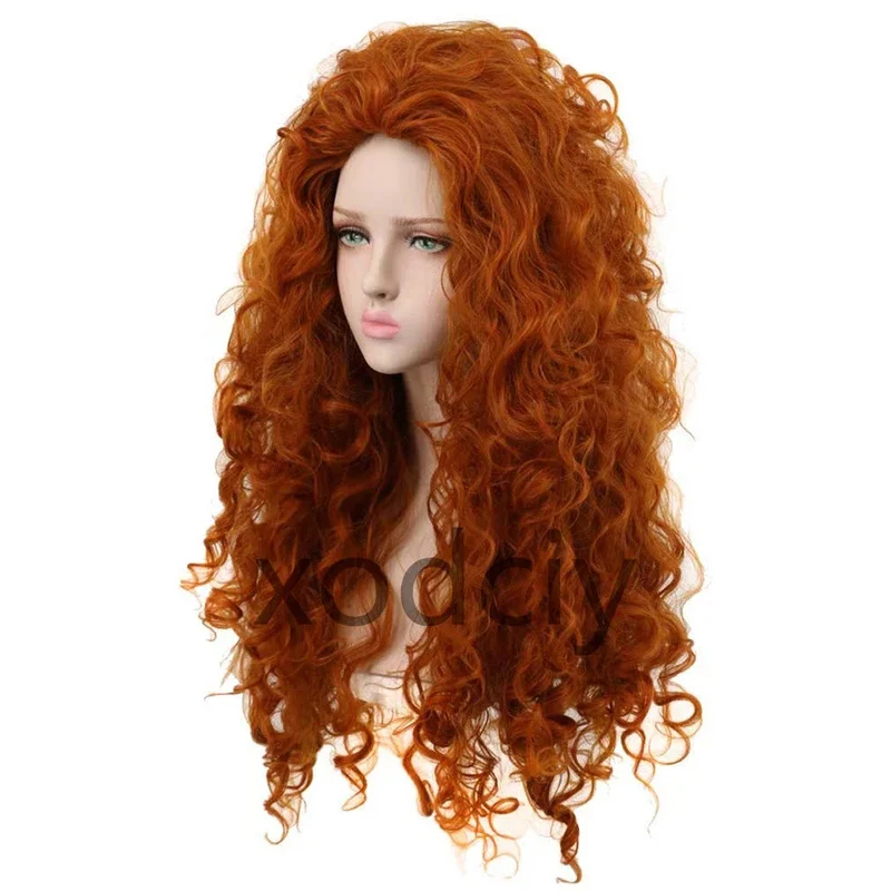 EW5DY20Movie Cesur Prenses Mer - Anime Cosplay Orange Hair incelemesi ve fiyatı