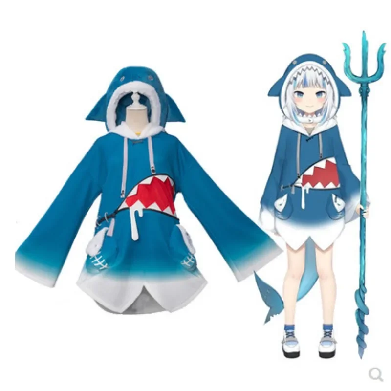 Hololive Gawr Gura Cosplay Kos - Anime Cosplay Youtuber incelemesi ve fiyatı