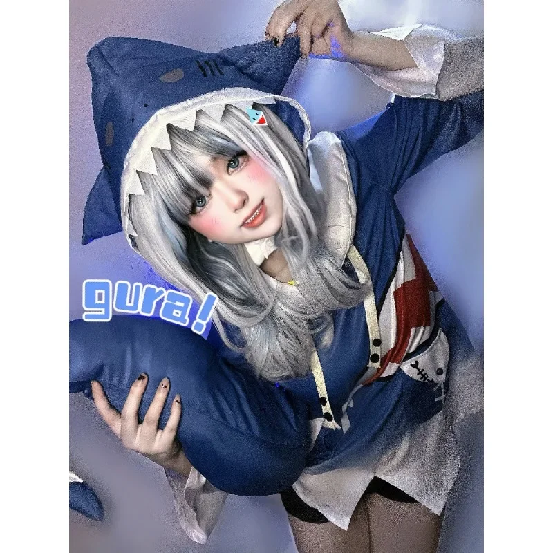 Hololive Gawr Gura Cosplay Kos - Anime Cosplay Youtuber incelemesi ve fiyatı