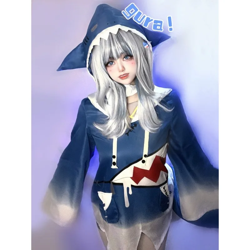 Hololive Gawr Gura Cosplay Kos - Anime Cosplay Youtuber incelemesi ve fiyatı
