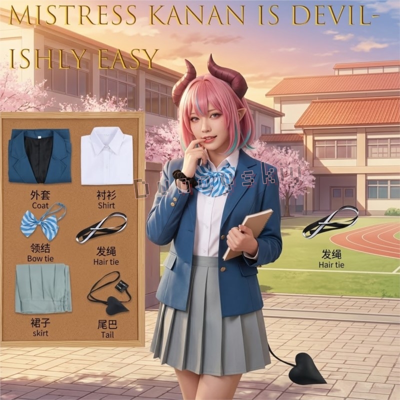 Metres Kanan Şeytani Şekilde K - Easy Female Anime Cosplay incelemesi ve fiyatı