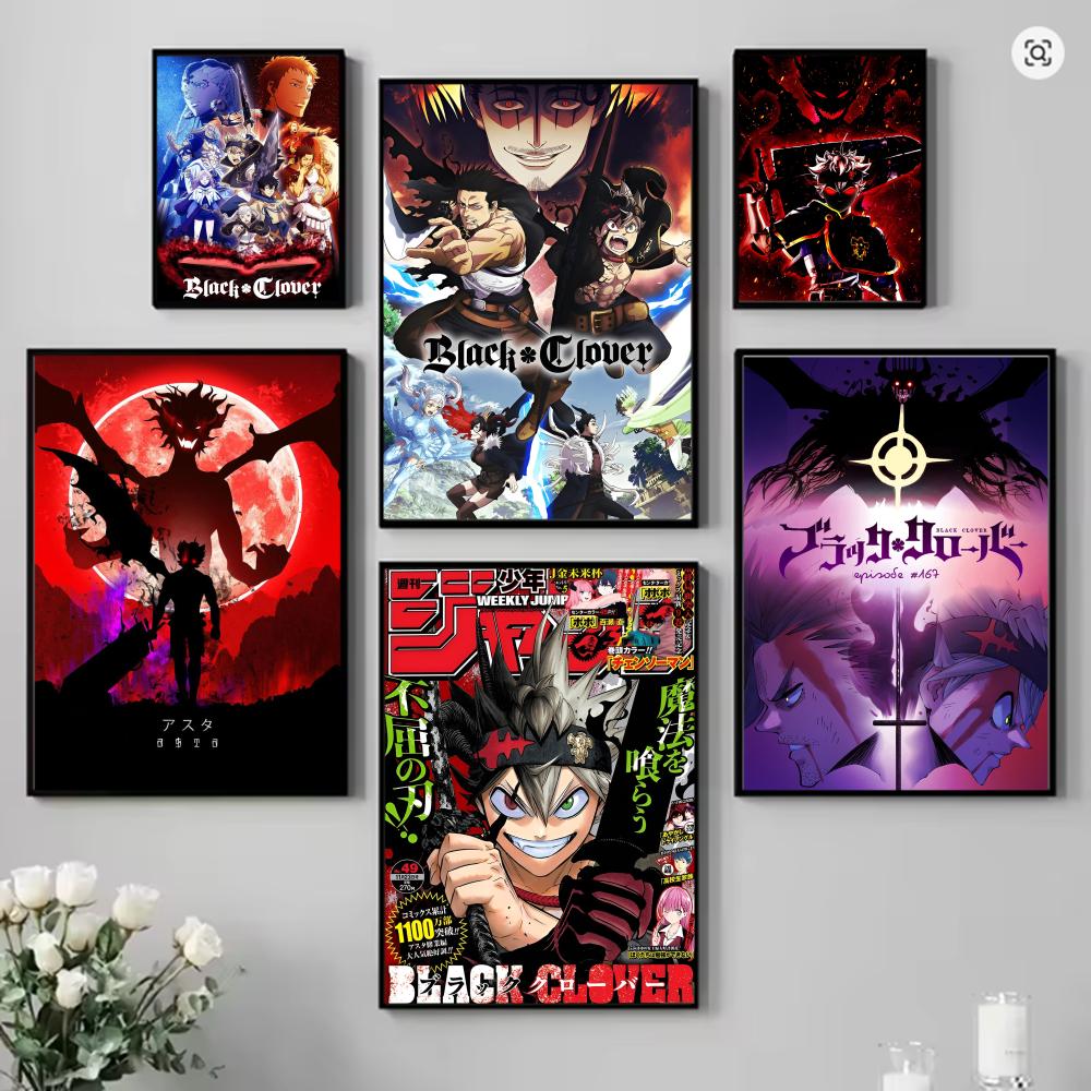 Anime B-Black Hot Clover Poste - Black Clover Grimoire incelemesi ve fiyatı