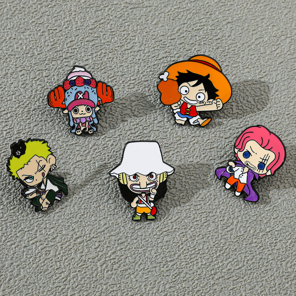 5 adet yaratıcı anime broş yak - Anime Cosplay Luffy incelemesi ve fiyatı