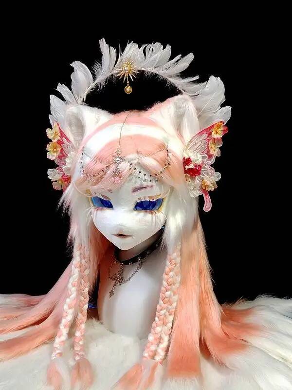 El Yapımı Kig Fursuit Başlığı, - Anime Cosplay Mask incelemesi ve fiyatı