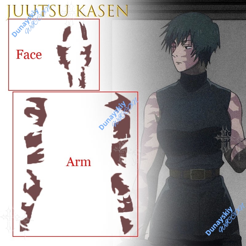 Anime Jujutsu Kaisen Zenin Mak - Anime Cosplay Jujutsu Kaisen incelemesi ve fiyatı