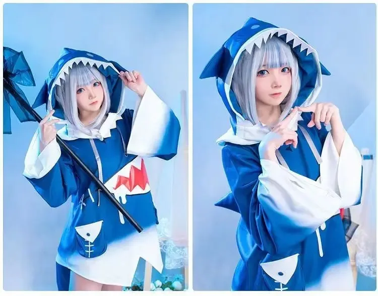 Hololive ENG Gawr Gura Cosplay - Anime Cosplay Youtuber incelemesi ve fiyatı