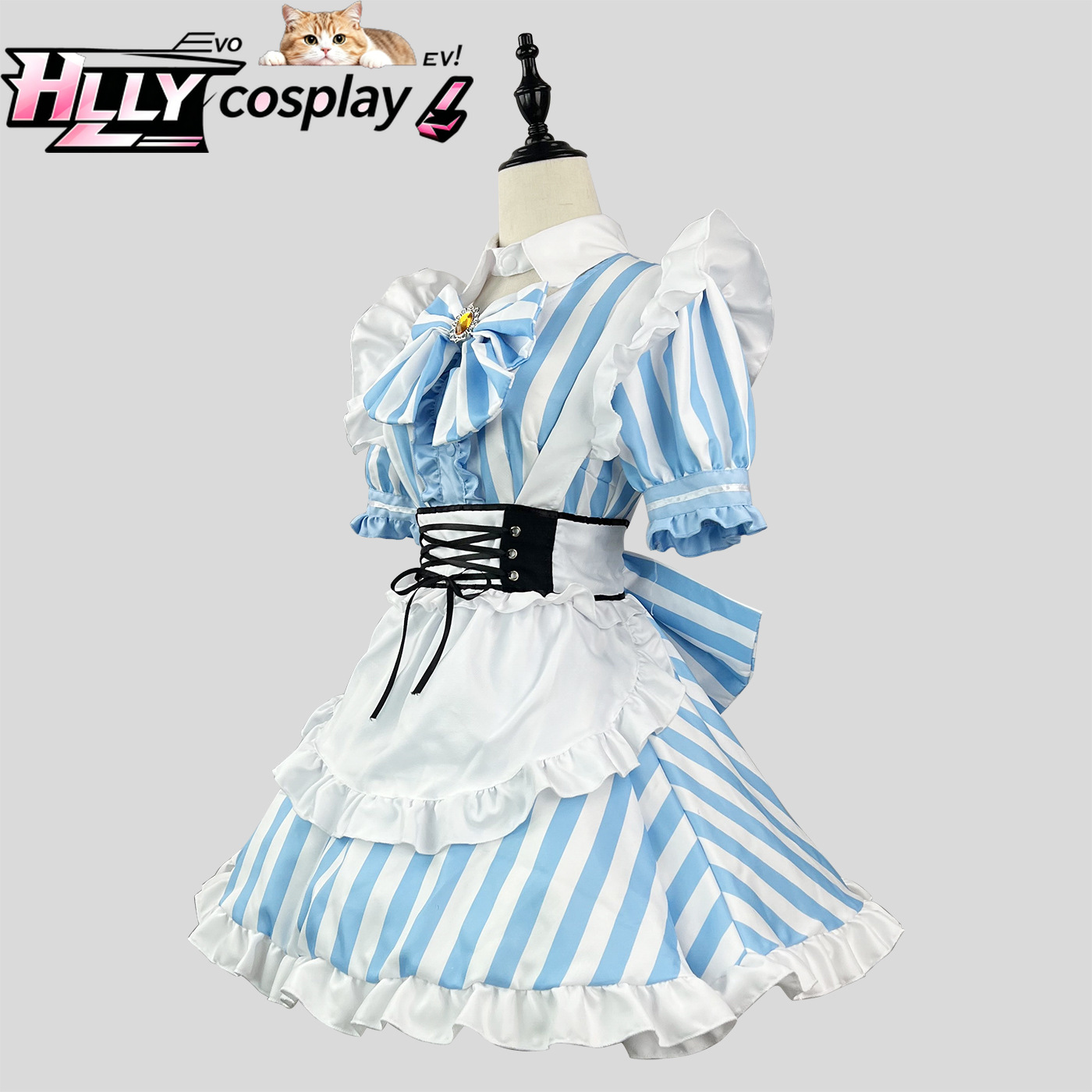 Japon Akihabara Çizgili Hizmet - Anime Cosplay Plus Size incelemesi ve fiyatı