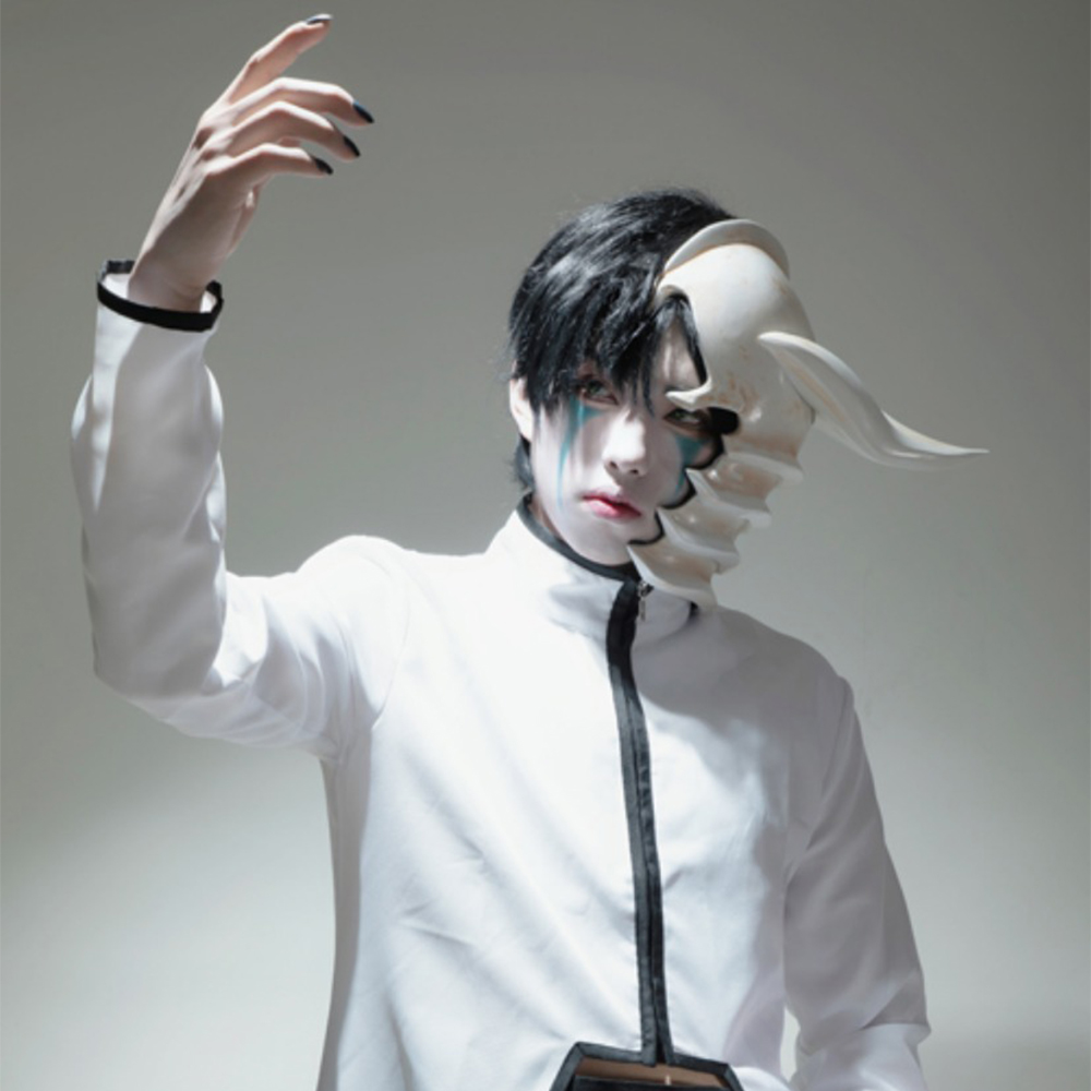 Anime Bleach Ulquiorra 'ın Cos - Bleach Captain Coat incelemesi ve fiyatı